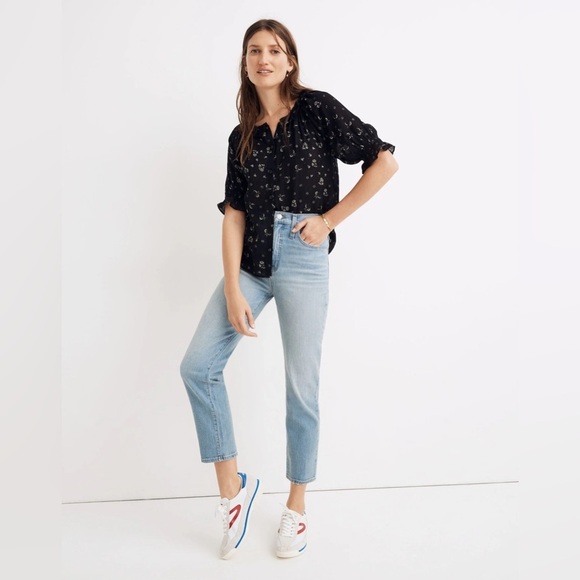 Madewell Denim - Madewell Classic Straight Jeans in Meadowland Wash